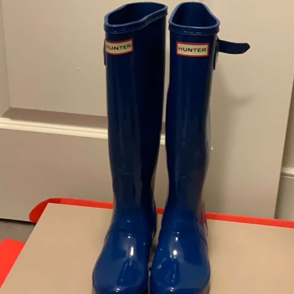 Blue Hunter Wellies